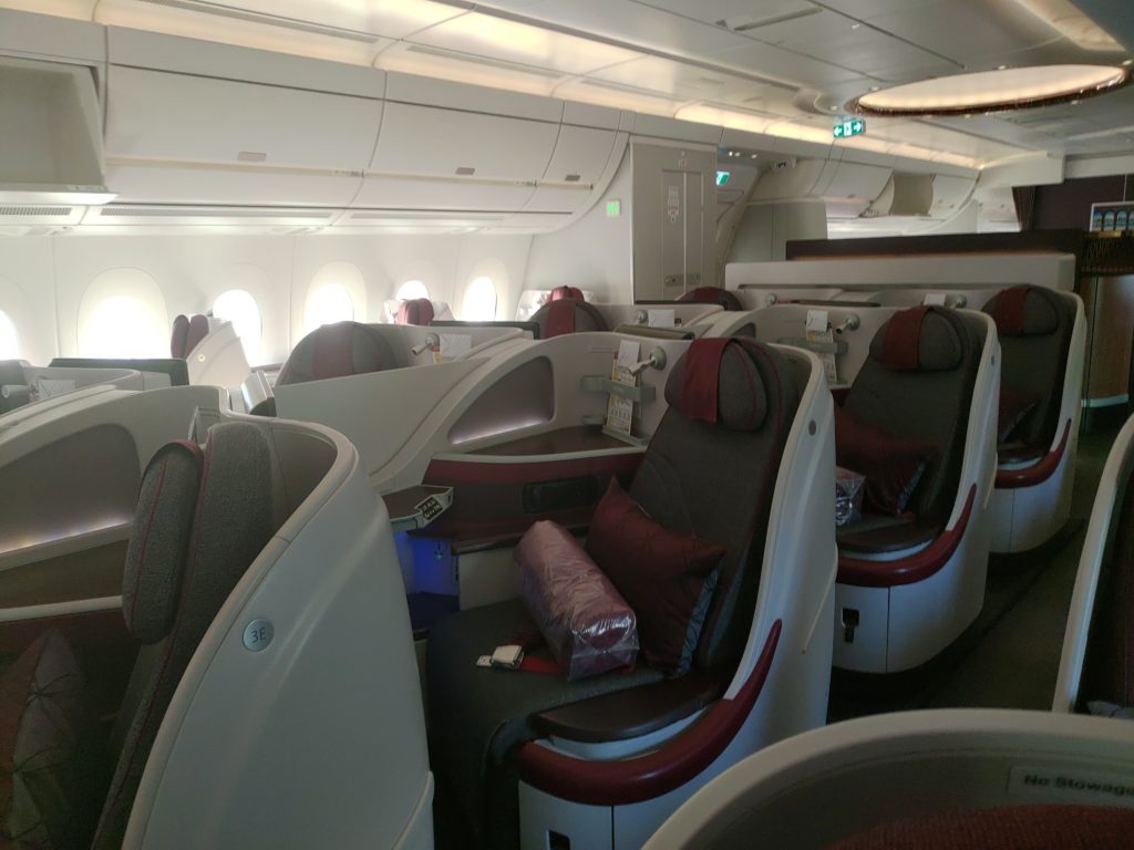 QR17's tragically empty cabin...